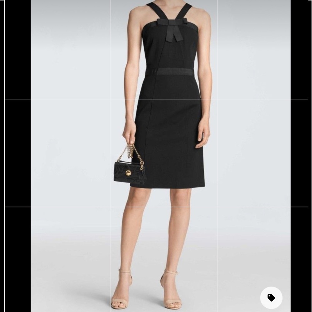 NEW with tag Black Halter Bow Draper James Dress